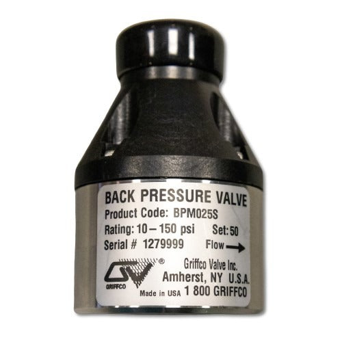 Back Pressure Valve